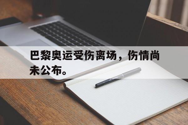 巴黎奥运受伤离场，伤情尚未公布。